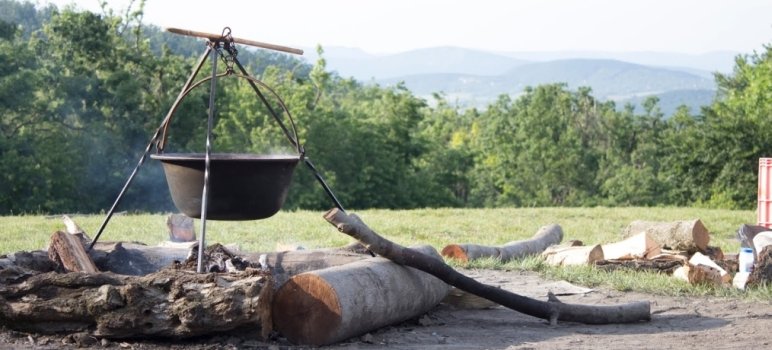 Budapest bográcsozó hely